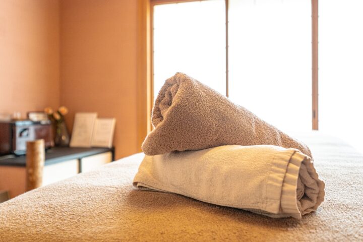 施術終了・お着換え